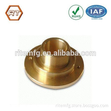 Precision cnc lathe turned brass part